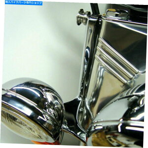 クロームパーツ ハーレーソフトスイッチブレードクロームウインドシールドマウントキット - ナショナルサイクルキットQ342 Harley Softail Switchblade Chrome Windshield Mount Kit - National Cycle KIT-Q342