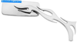 N[p[c Bikemaster Wideview Flame Mirror Chrome KS-A34 BikeMaster Wideview Flame Mirror Chrome KS-A34