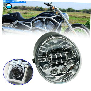 N[p[c Harley Motor VRSCA V-ROD Vrod VRSCChrome DotF60W LEDwbhCg Chrome DOT Approved 60W LED Headlight For Harley Motor VRSCA V-Rod VRod VRSC