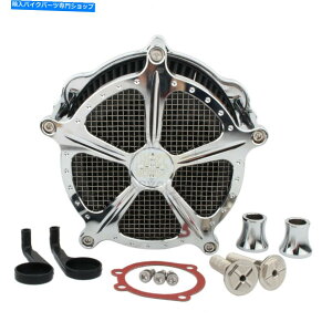 N[p[c Cross ChromeGAN[i[ێtB^[Lbgn[[X|[cX^[XL883 1200 91-20 Cross Chrome Air Cleaner Intake Filter Kit For Harley Sportster XL883 1200 91-20