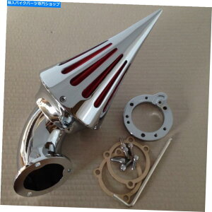 N[p[c n[[SS CVX|[cX^[̂߂̃NXpCNR[GAN[i[ێtB^[ Chrome Spike Cone Air Cleaner Intake Filter For Harley S&S CV Sportster All Year