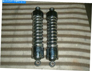 N[p[c 14 "AN[I[goCVbNtBbgACApVx52-78f 14" Rear Chrome Motorcycle Shocks Fits IRON PAN SHOVEL 52-78 models
