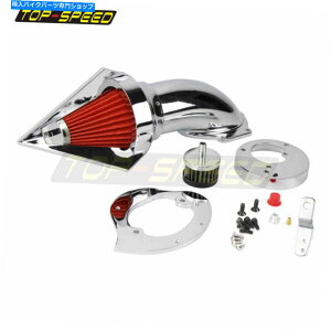 N[p[c z_VhEGA750̂߂̃N[rbgA~jER[XpCNGAN[itB^[ Chrome Billet Aluminum Cone Spike Air Cleaner Filter For Honda Shadow Aero 750