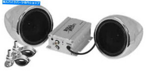 N[p[c {XI[fBIMC420B 600bgu[gD[X3 "Xs[J[LbgN BOSS AUDIO MC420B 600-Watt Bluetooth 3" Speaker Kit Chrome
