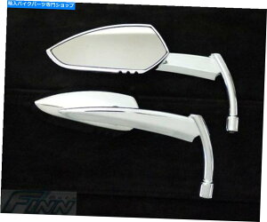 N[p[c ScytheI[goC~[NJX^rbg^ - HDgbN{g Scythe Motorcycle Mirrors Chrome Custom Billet Metal - HD Metric Bolts