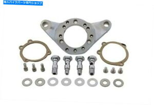 �N���[���p�[�c V-Twin 34-1510 - �G�A�N���[�i�u���P�b�g�L�b�g�N���[���r���b�g V-Twin 34-1510 - Air Cleaner Bracket Kit Chrome Billet�y���s�A���i�z