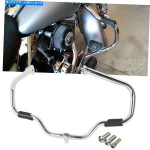 N[p[c 09+n[[c[O[hLON[}X^bVnCEFCGWK[hNbVo[ For 09+ Harley Touring Road King Chrome Mustache Highway Engine Guard Crash Bar