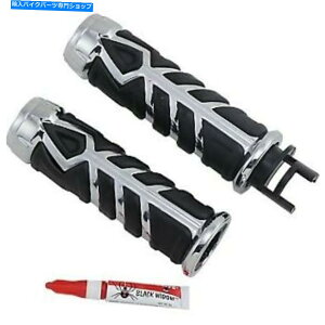 �N���[���p�[�c Kuryakyn 5635 Chrome Spear�n���h�O���b�v14-17�C���h�l�̃N���V�b�N/�`�[�t�^�� Kuryakyn 5635 Chrome Spear Hand Grips for 14-17 Indian Chief Classic / Chieftan�y���s�A���i�z