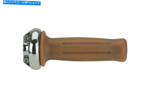 N[p[c Be[WoCNɍ悤ɃObvh~m̒PP[uN "["Xbg Domino Single Cable Chrome "Rally" Throttle with Grips to fit Vintage Bikes