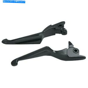 クロームパーツ クレアキン1985ブラックボスブレードクラッチ&ブレーキレバーセット17-20ハーリーツーリング Kuryakyn 1985 Black Boss Blades Clutch & Brake Levers Set 17-20 Harley Touring