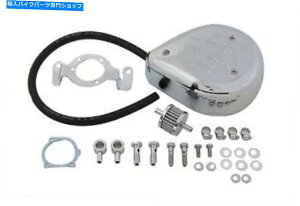 N[p[c V-Twin 34-0651 - ܉tH̐܃LbgNΉ V-Twin 34-0651 - Tear Drop Air Cleaner Kit Chrome Flame