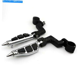�N���[���p�[�c Harley-Electra Glide Ultra Classic�p�N���[���X�p�C�N�q�C�E�F�C�t�b�g�y�O�}�E���g�N�����v Chrome Spike Higway Foot Pegs Mount Clamp For Harley-Electra Glide Ultra Classic�y���s�A���i�z