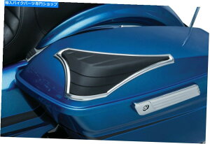 N[p[c Kuryakyn 6824 '14 -'19 Touring Chromê߂̃ThobOXJbtveN^[ Kuryakyn 6824 Saddlebag Scuff Protectors for '14-'19 Touring Chrome