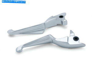 クロームパーツ 2017-2018ハーレーツーリングのためのクライャキン1986年クロムボスブレードレバー Kuryakyn 1986 Chrome Boss Blade Levers for 2017-2018 Harley Touring
