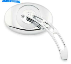 N[p[c BikeȓI270350XbgXeN[5 1/2C`̑ȉ~`̋B x 3 5/8C`B Biker's Choice 270350 Oval Mirrors with Slotted Stem Chrome 5 1/2in. x 3 5/8in.