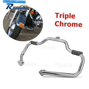 N[p[c Harley Touring Models 97-08̂߂Chrome MustacheGWK[hHignwayNbVo[ Chrome Mustache Engine Guard Hignway Crash Bar For Harley Touring Models 97-08