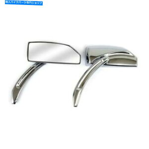 N[p[c 1yA~[ʏANAn[[_rbh\ 1 Pair Mirror Convex Tinted, Chrome, for Harley Davidson