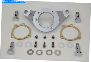�N���[���p�[�c 93-17�n�[���[�t�t�EFXD FXD�̂��߂�vtwin chrome carb / efi�̋�C�N���[�i�[�u���P�b�g�L�b�g Vtwin Chrome Carb/EFI Air Cleaner Bracket Kit for 93-17 Harley FLT FXD FLST FXST�y���s�A���i�z