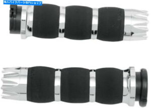 N[p[c H-DI[goĈ߂̃GC{GANbVObvw /P[uXbgiExcalibur Chromej AVON Air Cushion Grips for H-D Motorcycles w/Cable Throttle (EXCALIBUR Chrome)
