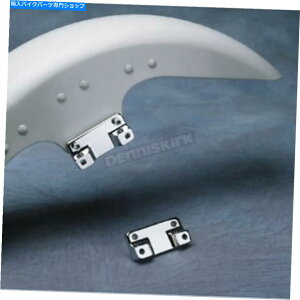 N[p[c hbOXyVeBtF_[tH[NN[A_v^ - DS-222128 Drag Specialties Fender to Fork Chrome Adapter - DS-222128