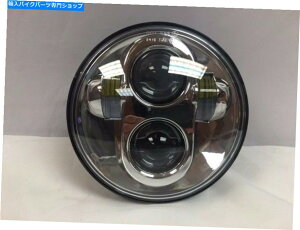 N[p[c 5 "3/4NLED邢wbhCgdn[[_rbh\I[goC̃fC[J[ 5"3/4 Chrome LED Bright Headlight Light Bulb Harley Davidson Motorcycle Daymaker