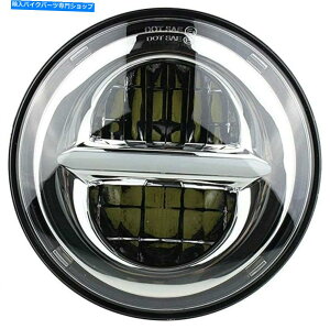 クロームパーツ 5.75インチクロムプロジェクションデイメーカーLED電球のヘッドライトはハーレー5.75 " 5.75 INCH CHROME PROJECTION DAYMAKER LED LIGHT BULB HEADLIGHT for Harley 5.75"