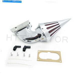 N[p[c Chrome Spike Air CleanerLbgtB^[胔J2000 Classic Lt Chrome Spike Air Cleaner Kits Filter For All Kawasaki Vulcan 2000 Classic Lt