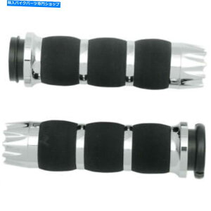 �N���[���p�[�c 2008-2014�n�[���[�X���b�g���o�C���C���[�̂��߂̃G�N�T�X�N���[���G�N�X�J���o�[�G�A�N�b�V�����O���b�v Avon Chrome Excalibur Air Cushion Grips for 2008-2014 Harley Throttle-by-Wire�y���s�A