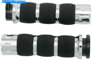 N[p[c 1984-2014n[[fAP[uGA[90-RIVpGC{N[CoGANbVObv Avon Chrome Rival Air Cushion Grips for 1984-2014 Harley Dual-Cable AIR-90-RIV