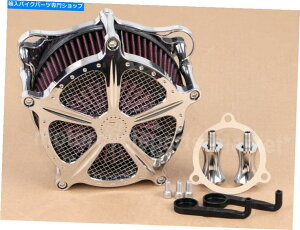 N[p[c Harley Trike 2008-2016̂߂̃RgXgN[JbgGAN[iێtB^[VXe Contrast Chrome Cut Air Cleaner Intake Filter System For Harley Trike 2008-2016