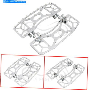 �N���[���p�[�c Chrome Driver MX�X�^�C���̃t���A�{�[�hFootrests for Harley Touring Dyna Suspail Chrome Driver MX Style Floorboards Footrests For Harley Touring Dyna Softail�y���s�A���i�z