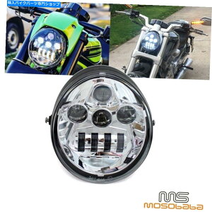 N[p[c n[[VbhCVOXg[gbhhbĝ߂LEDvWFN^[wbhCgvvvʍs LED Projector Headlight Lamp Passing Lights For Harley V-Rod CVO Street Rod DOT