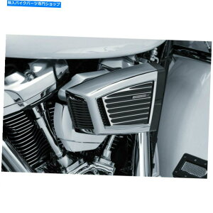 N[p[c NLCN[ubN`[W[ESGAN[iNVbNtF[Xv[gJo[n[[ Kuryakyn Chrome Black Hypercharger ES Air Cleaner Classic Faceplate Cover Harley