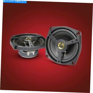 クロームパーツ クロムアクセサリー13-106 5 1/2 "双方向スピーカーペア Show Chrome Accessories 13-106 5 1/2" Two-Way Speaker Pair