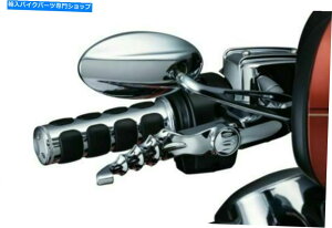 N[p[c Kuryakyn Iso Grips w / ChromeANZgOW / OXbg{XH / D ELECT.Thrott Kuryakyn ISO Grips w/Chrome Accent Rings w/o Throttle Boss H/D WITH ELECT.THROTT