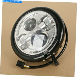 N[p[c 5-3 / 4 "ubNNvWFN^[LEDwbhCgSportster XL883 1200 5-3/4" Black & Chrome Projector LED Headlight For Harley Sportster XL883 1200