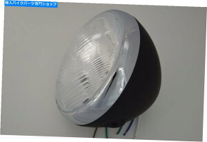 N[p[c 7.5 "Lucas BSAX^CNVbN}bgubNX`[[^[oCNI[goC̃wbhCg 7.5" Lucas BSA Style Classic Matt Black Steel Motorbike Motorcycle Headlight