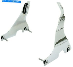 N[p[c HardDrive 86056dSissy BarTChv[gN HARDDRIVE 86056 Rigid Sissy Bar Side Plates Chrome