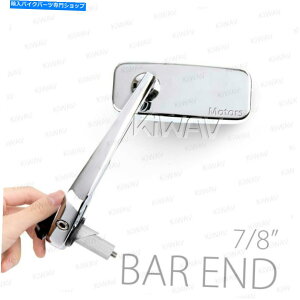 N[p[c Barend Mirrors 7/8 "o[ID 14-20 mmR̂߂̒o[ID 14-20 mm Barend mirrors Classic chrome for 7/8" hollow bar ID 14-20mm for Kawasaki Yamaha