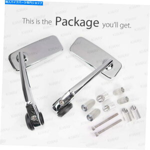 N[p[c 7/8 "o[ID 14-20 mmpo[Gh~[Classichb Clastichb Chrome Honda Suzuki Bar end mirrors ClassicHB chrome for 7/8" hollow bar ID 14-20mm for Honda Suzuki