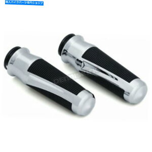 N[p[c NCLN[t@gObv - 5786. Kuryakyn Chrome Phantom Grips - 5786
