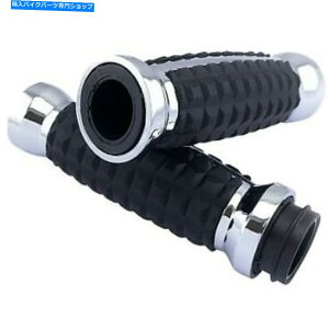 N[p[c Harley 08-20 Touring 16-20 SOSAILS TBŴ߂̃N֒enhObv Chrome Grenade Hand Grips for Harley 08-20 Touring 16-20 Softails TBW