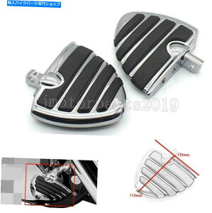 �N���[���p�[�c Harley-Davidson Sportster XL883 XL1200�̂��߂̃N�����S�����̃y�O�̎c��̃}�E���g Chrome Rubber Foot Pegs Rest Mount for Harley-Davidson Sportster XL883 XL1200�y���s�A���i�z