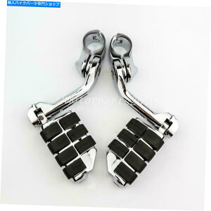 N[p[c yAN[nCEFCtbgyO}EgNṽn[[_rbh\c[OI[goC Pair Chrome Highway Foot Pegs Mount Clamp For Harley Davidson Touring Motorcycle