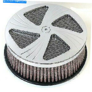 N[p[c nCt[GAN[i[VhC_[N[5 7/8 "EhHDn[[X|[cX^[rbOcC Hi-Flow Air Cleaner Sidewinder Chrome 5 7/8" Round HD Harley Sportster Big Twin