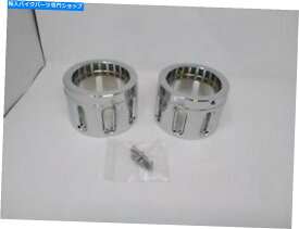 クロームパーツ 3 "シャークロード3"のための ""排気エンドのヒント " 3"” Chrome Exhaust End Tips Only for SHARKROAD 3" Straight Slip On Mufflers