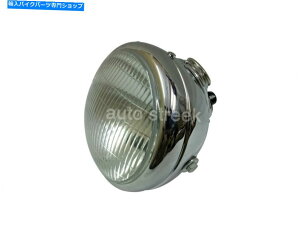 N[p[c 7 "Be[WNbLBSAAGm[gRewbhCgAZu 7" Vintage Chrome Plated BSA Ariel Norton RE Head Light Assembly