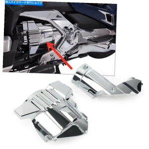 N[p[c z_S[hEBOGL1800 2018-2021̂߂2s[XOXN[GWJo[ 2pcs Gloss Chrome Engine Decorative Covers For Honda Gold Wing GL1800 2018-2021