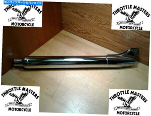 N[p[c 33 "n[[t_61-66`bp[N̂߂̃tBbVe[̔rC}t[pCvV[X 33" Fishtail Exhaust Muffler Pipe for Harley FL 61-66 & Chopper Chrome Seamless