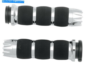 N[p[c Avon Excalibur Chrome AirNbVnhObvTBW 08-19n[[c[OFLHX Avon Excalibur Chrome Air Cushioned Hand Grips TBW for 08-19 Harley Touring FLHX